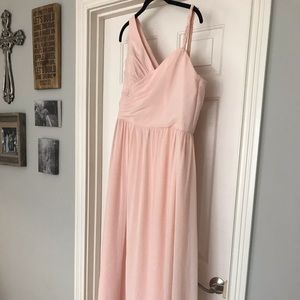 Customized Alfred Angelo Blush Pink Formal Gown
